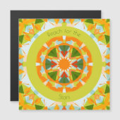 星のモチベーションのための明るいオレンジの緑のリーチ (正面/裏面)