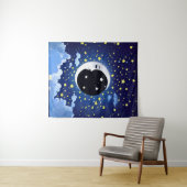 星の上の月の男 タペストリー (インサイチュ(横))