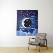 星の上の月の男 タペストリー (インサイチュ)