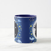 星の上の月の男 マグカップ (中央)