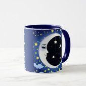 星の上の月の男 マグカップ (正面右)