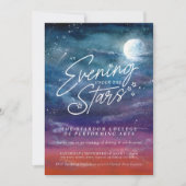 星の下での夕べイベント 招待状 (正面)