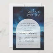 星の下での誓いの儀 招待状 (正面)