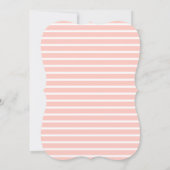 星の下でキャンピングテント ピンク＆ゴールド キャンピング 招待状 (裏面)