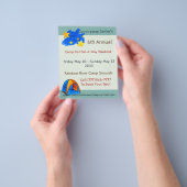 星の下でキャンプイベント チラシ (手)