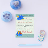 星の下でキャンプイベント チラシ (シングル)