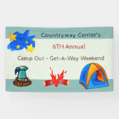 星の下でキャンプ 横断幕 (横)