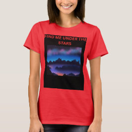星の下で探して ギャラクシーTシャツ Tシャツ