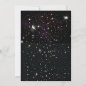 星の下で特別な眠り　お誕生日 招待状 (裏面)