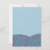 星の下で眠る人々の誕生パーティー-青 招待状 (裏面)