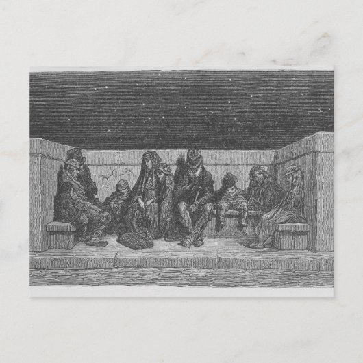 星の下で眠る ポストカード (正面)