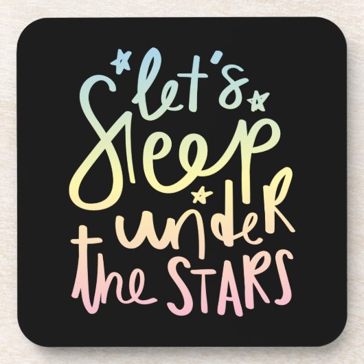 星の下で眠ろう コースター (正面)
