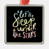 星の下で眠ろう メタルオーナメント (正面)