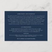 星の下で青い紫の詳細をアート結婚する エンクロージャーカード (正面)