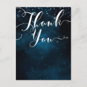 星の下で魅了された星空ありがとう ポストカード (正面)