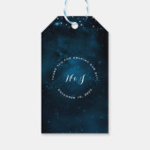 星の下で魅了星空ありがとう ギフトタグ (裏面)