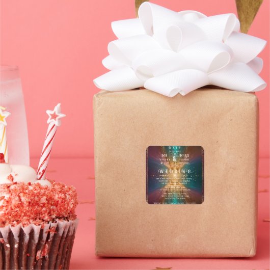 『星の下で: 愛の祭典』 スクエアシール (パーティー)