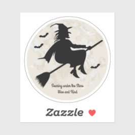 星の下に舞い上がる魔女 シール