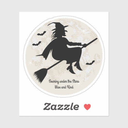 星の下に舞い上がる魔女 シール (シート)