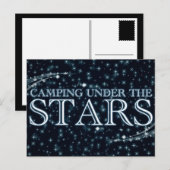 星の下のキャンプ ポストカード (正面/裏面)