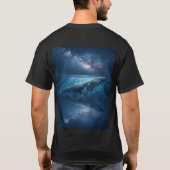 星の下のクジラ Tシャツ (裏面)
