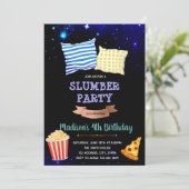 星の下のスリーパー・パーティー招待状 招待状 (スタンド正面)