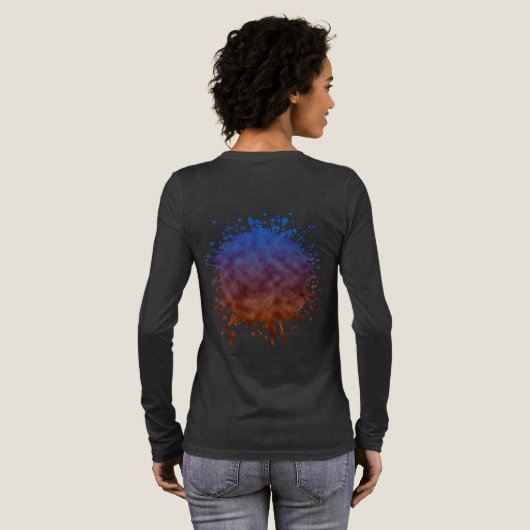 星の下のランタン トライブレンドTシャツ (背面全体)