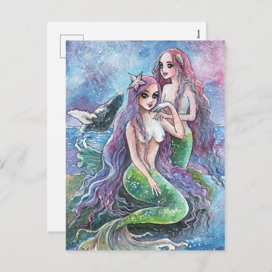 星の下の人魚 シーズンポストカード (正面/裏面)