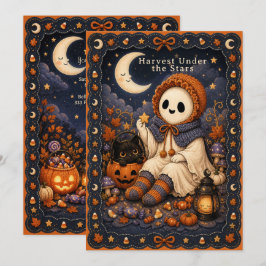 星の下の収穫 トランク・オア・トリート ハロウィン 招待状