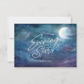 星の下の夕べスカイアート結婚ズ 出欠カード (裏面)