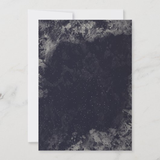 星の下の夜の招待状 招待状 (裏面)