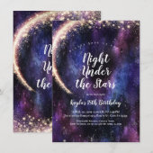 星の下の夜の招待状 招待状 (正面/裏面)