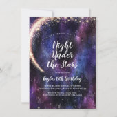 星の下の夜の招待状 招待状 (正面)