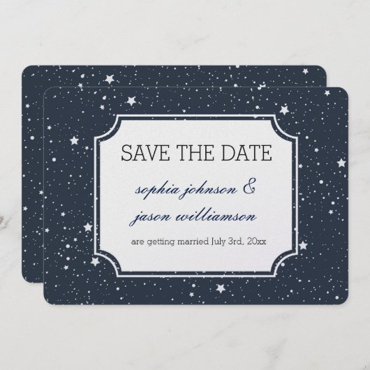 星の下の夜は日付を救います セーブザデート (正面/裏面)