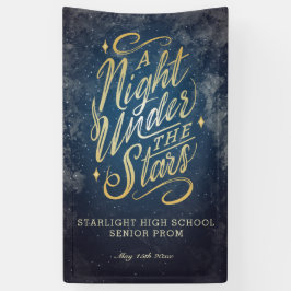 星の下の夜 イベント バナー 横断幕