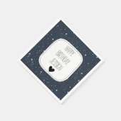 星の下の夜 スタンダードカクテルナプキン (角)