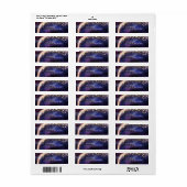 星の下の夜 ラベル (フルシート)