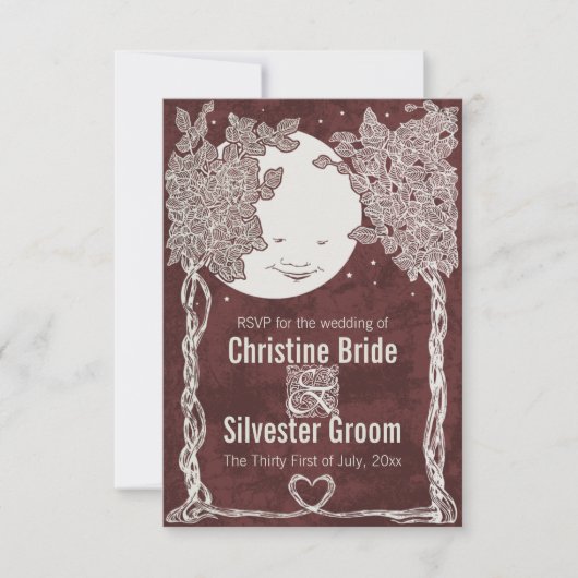 星の下の愛、3.5x5 RSVP (正面)