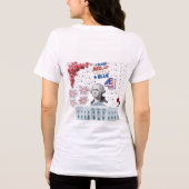 星の下の栄光 ホワイト トライブレンドTシャツ (裏面)