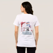 星の下の栄光 ホワイト トライブレンドTシャツ (裏面全面)