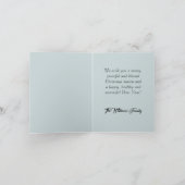 星の下の森の魔法のクリスマスナイト シーズンカード (内部)