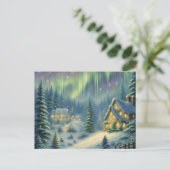 星の下の森の魔法のクリスマスナイト シーズンポストカード (スタンド正面)