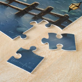 星の下の森の魔法のクリスマスナイト ジグソーパズル (側面)