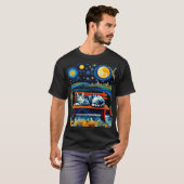 星の下の猫4 Tシャツ (正面フル)