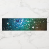 星の下の甘い16夕べ月の惑星 ペットボトルラベル (シングルラベル)