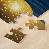 星の下の穏やかなエーテルの女 ジグソーパズル (側面)