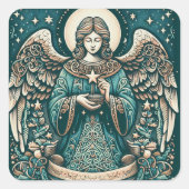 星の下の美しい天使 スクエアシール (正面)