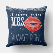 星の下の花嫁は常に右アクセントピロー クッション (裏面)