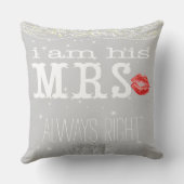 星の下の花嫁は常に右アクセントピロー クッション (裏面)