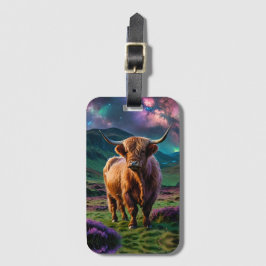 星の下の高地の牛 ラゲッジタグ